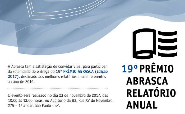 19&ordm; Pr&ecirc;mio Abrasca Relat&oacute;rio Anual