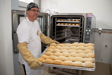 Inauguração da padaria Pães e Flores Santa Izabel, do Projeto Mãos na Massa.