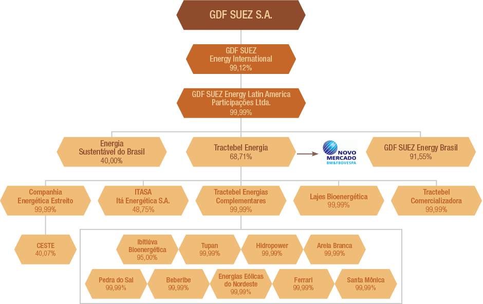 Organograma societário  simplificado