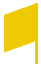 Bandeira amarelo escuro