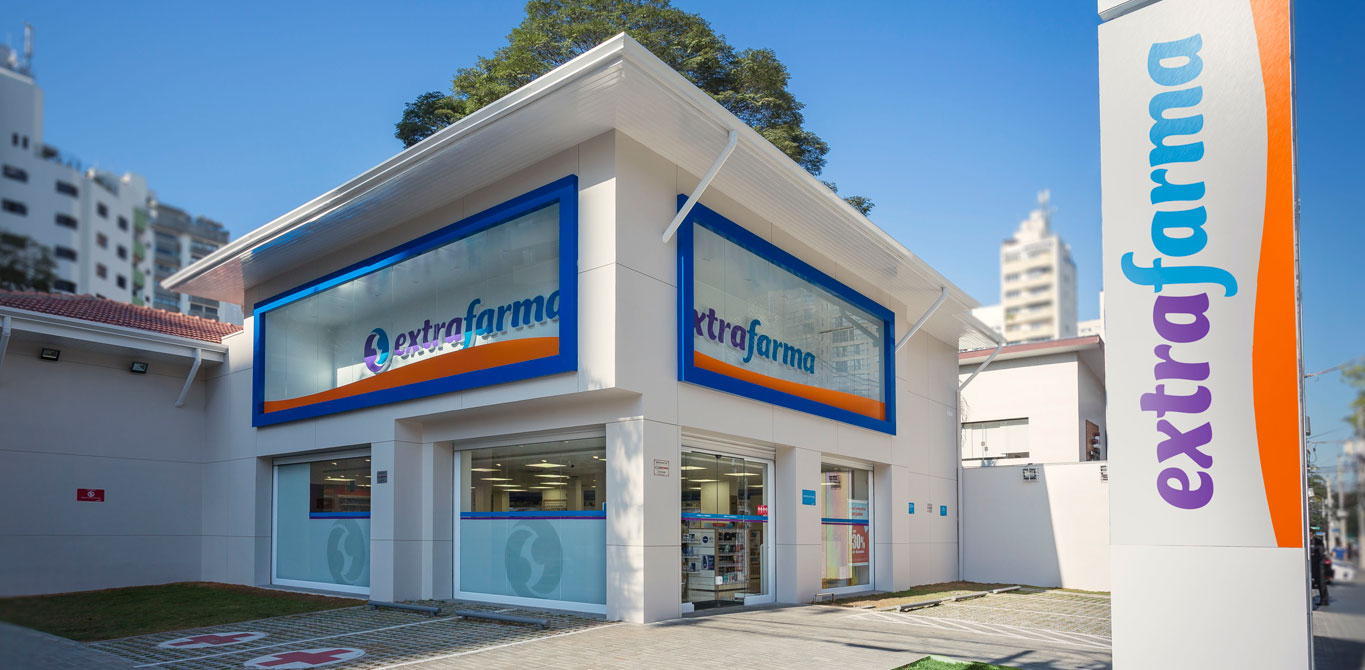 Imagem de uma unidade da Extrafarma